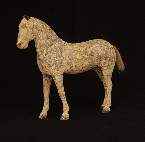 Original painted horse. Sweden circa 1880. H: 
48cm. L: 52cm