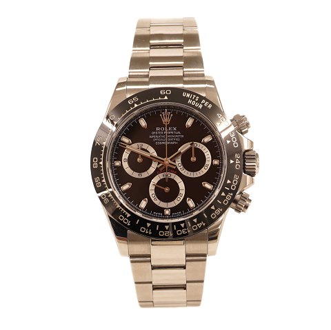 Rolex Daytona 116500LN, Stahl, mit Box und 
Zertifikat aus Dänemark. Verkauft am 03.04.2018. 
D: 40mm