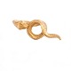 Ole Lynggaard mini charm snake i 18kt guld. Mål: 17x6mm