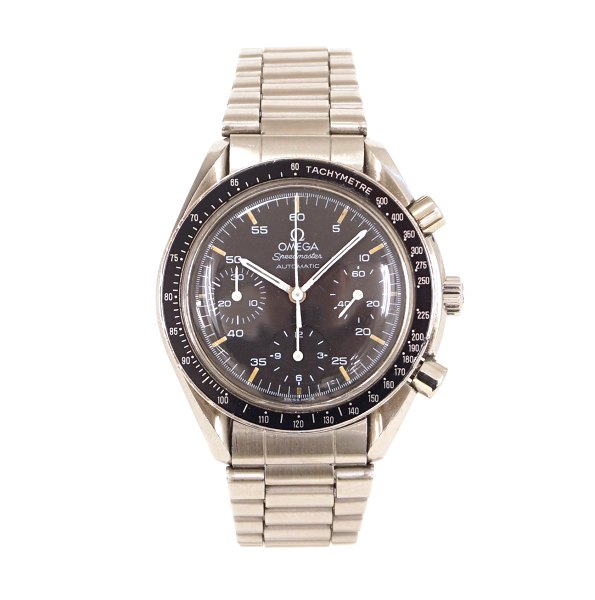 Omega Speedmaster Reduced. Årgang 1995. Ref 175.0032.1. Caliber 1143. D: 39mm. 
Pæn standmed brugsspor