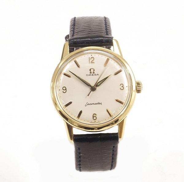 Omega Seamaster ref. 14390-2sc, forgyldt. Cal. 285. Ca. år 1959. D: 35mm